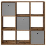 vidaXL Servírovacia skriňa so zásuvkou Staré drevo 102 x 31 x 99,5 cm – Obrázok 6