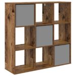 vidaXL Servírovacia skriňa so zásuvkou Staré drevo 102 x 31 x 99,5 cm – Obrázok 8