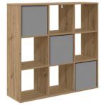 vidaXL Servírovacia skriňa Remeselný dub 102 x 31 x 99,5 cm – Obrázok 8
