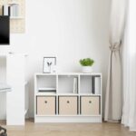 vidaXL Servírovacia skriňa so zásuvkou Biela 73,5 x 22,5 x 53,5 cm – Obrázok 4