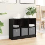 vidaXL Servírovacia skriňa Čierny dub 73,5 x 22,5 x 53,5 cm