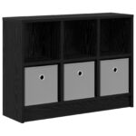 vidaXL Servírovacia skriňa Čierny dub 73,5 x 22,5 x 53,5 cm – Obrázok 2