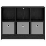 vidaXL Servírovacia skriňa Čierny dub 73,5 x 22,5 x 53,5 cm – Obrázok 6