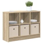 vidaXL Servírovacia skriňa Sonoma dub 73,5 x 22,5 x 53,5 cm – Obrázok 3