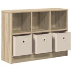vidaXL Servírovacia skriňa Sonoma dub 73,5 x 22,5 x 53,5 cm – Obrázok 5