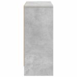 vidaXL Servírovacia skriňa Betónová šedá 73,5 x 22,5 x 53,5 cm – Obrázok 7