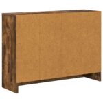 vidaXL Servírovacia skriňa Dymová dub 73,5 x 22,5 x 53,5 cm – Obrázok 8
