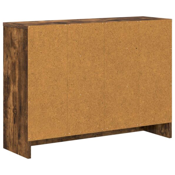 vidaXL Servírovacia skriňa Dymová dub 73,5 x 22,5 x 53,5 cm – Obrázok 8