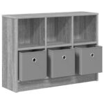 vidaXL Servírovacia skriňa Sivý Sonoma 73,5 x 22,5 x 53,5 cm – Obrázok 5