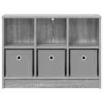 vidaXL Servírovacia skriňa Sivý Sonoma 73,5 x 22,5 x 53,5 cm – Obrázok 6