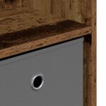 vidaXL Servírovacia skriňa Staré drevo 73,5 x 22,5 x 53,5 cm – Obrázok 10