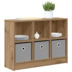 vidaXL Servírovacia skriňa Remeselný dub 73,5 x 22,5 x 53,5 cm – Obrázok 3