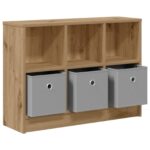 vidaXL Servírovacia skriňa Remeselný dub 73,5 x 22,5 x 53,5 cm – Obrázok 5