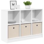 vidaXL Servírovacia skriňa so zásuvkou Biela 88,5 x 27,5 x 63,5 cm – Obrázok 3
