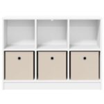 vidaXL Servírovacia skriňa so zásuvkou Biela 88,5 x 27,5 x 63,5 cm – Obrázok 6