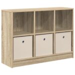vidaXL Servírovacia skriňa Sonoma dub 88,5 x 27,5 x 63,5 cm – Obrázok 2