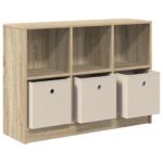 vidaXL Servírovacia skriňa Sonoma dub 88,5 x 27,5 x 63,5 cm – Obrázok 5