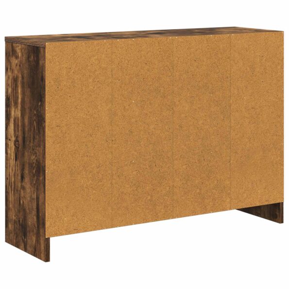 vidaXL Servírovacia skriňa Dymová dub 88,5 x 27,5 x 63,5 cm – Obrázok 8
