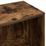 vidaXL Servírovacia skriňa Dymová dub 88,5 x 27,5 x 63,5 cm – Obrázok 9