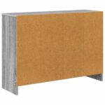 vidaXL Servírovacia skriňa Sivý Sonoma 88,5 x 27,5 x 63,5 cm – Obrázok 8