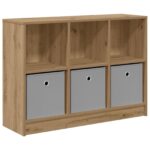 vidaXL Servírovacia skriňa Remeselný dub 88,5 x 27,5 x 63,5 cm – Obrázok 2