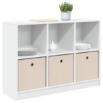 vidaXL Servírovacia skriňa so zásuvkou Biela 102 x 32 x 73,5 cm – Obrázok 3