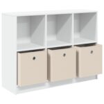 vidaXL Servírovacia skriňa so zásuvkou Biela 102 x 32 x 73,5 cm – Obrázok 5