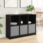 vidaXL Servírovacia skriňa so zásuvkou Čierny dub 102 x 32 x 73,5 cm