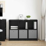 vidaXL Servírovacia skriňa so zásuvkou Čierny dub 102 x 32 x 73,5 cm – Obrázok 4