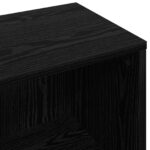 vidaXL Servírovacia skriňa so zásuvkou Čierny dub 102 x 32 x 73,5 cm – Obrázok 9