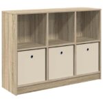 vidaXL Servírovacia skriňa so zásuvkou Sonoma dub 102 x 32 x 73,5 cm – Obrázok 2