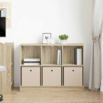 vidaXL Servírovacia skriňa so zásuvkou Sonoma dub 102 x 32 x 73,5 cm – Obrázok 4