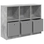 vidaXL Servírovacia skriňa Betónová šedá 102 x 32 x 73,5 cm – Obrázok 5