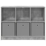 vidaXL Servírovacia skriňa Betónová šedá 102 x 32 x 73,5 cm – Obrázok 6