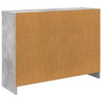 vidaXL Servírovacia skriňa Betónová šedá 102 x 32 x 73,5 cm – Obrázok 8