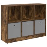 vidaXL Servírovacia skriňa so zásuvkou Dymová dub 102 x 32 x 73,5 cm – Obrázok 2
