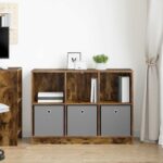 vidaXL Servírovacia skriňa so zásuvkou Dymová dub 102 x 32 x 73,5 cm – Obrázok 4