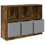 vidaXL Servírovacia skriňa so zásuvkou Dymová dub 102 x 32 x 73,5 cm – Obrázok 5