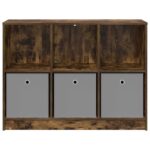 vidaXL Servírovacia skriňa so zásuvkou Dymová dub 102 x 32 x 73,5 cm – Obrázok 6