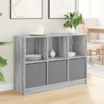 vidaXL Servírovacia skriňa so zásuvkou Sivý Sonoma 102 x 32 x 73,5 cm