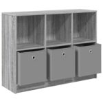 vidaXL Servírovacia skriňa so zásuvkou Sivý Sonoma 102 x 32 x 73,5 cm – Obrázok 5