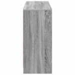 vidaXL Servírovacia skriňa so zásuvkou Sivý Sonoma 102 x 32 x 73,5 cm – Obrázok 7