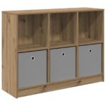 vidaXL Servírovacia skriňa Remeselný dub 102 x 32 x 73,5 cm – Obrázok 2