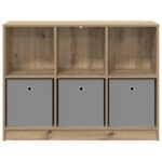 vidaXL Servírovacia skriňa Remeselný dub 102 x 32 x 73,5 cm – Obrázok 6