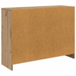vidaXL Servírovacia skriňa Remeselný dub 102 x 32 x 73,5 cm – Obrázok 8