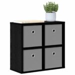 vidaXL Servírovacia skriňa so zásuvkou Čierny dub 49,5 x 22 x 47 cm – Obrázok 3