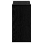 vidaXL Servírovacia skriňa so zásuvkou Čierny dub 49,5 x 22 x 47 cm – Obrázok 7