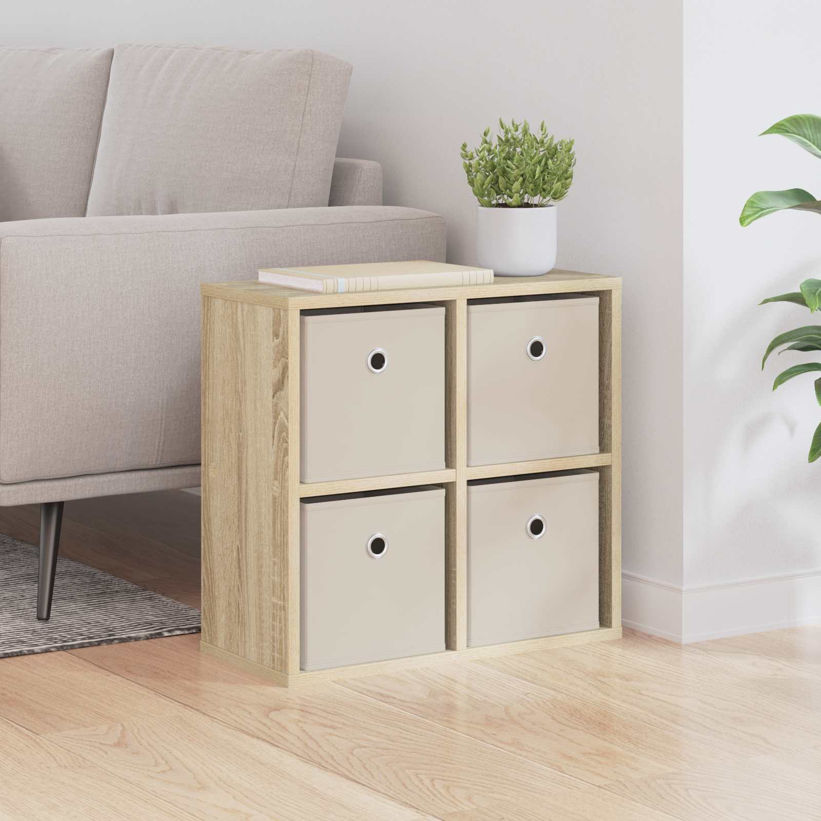 8000526_1.jpg vidaXL Servírovacia skriňa so zásuvkou Sonoma dub 49,5 x 22 x 47 cm – Obrázok 1