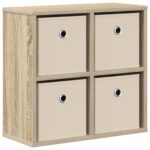 vidaXL Servírovacia skriňa so zásuvkou Sonoma dub 49,5 x 22 x 47 cm – Obrázok 2