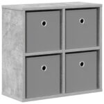 vidaXL Servírovacia skriňa so zásuvkou Betónová šedá 49,5 x 22 x 47 cm – Obrázok 2